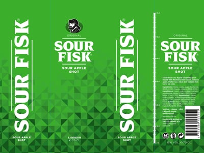 Sikker på fisk sur eple 15% 07l