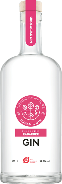 Nordic by Nature Økologisk Rabarber Gin 375% 1 l