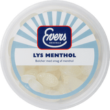 Evers Lys mentolo 180G Bøtte