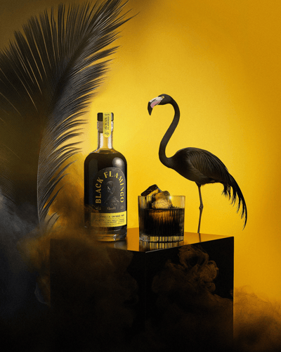 Black Flamingo Vanilla infused Rum 25% 05l