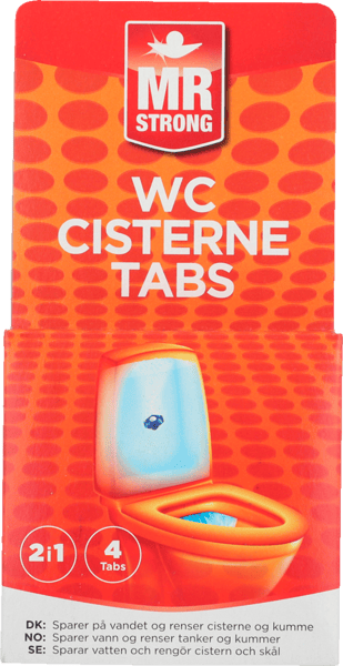 MR Strong WC Cisterne Tabs 4 x 50g