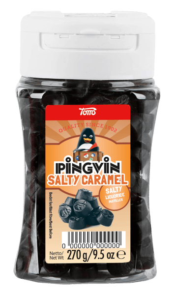 Toms Pingvin Caramel sărat 270 g