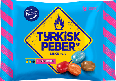 Fazer Tyrkisk Peber Hot & Sour 400G