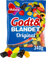 Malaco Godt & Blandet Original 340 g
