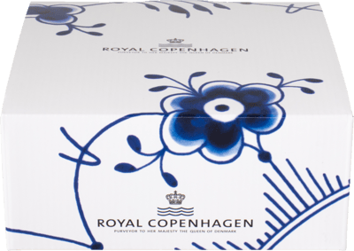 Blå Mega Riflet Skål Royal Köpenhamn 73 Cl