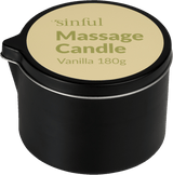 Pecaminoso Vanilje Massagelys 180 g