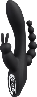 Vibrador de conejo Opladelig de Triple Triple Fun pecaminoso