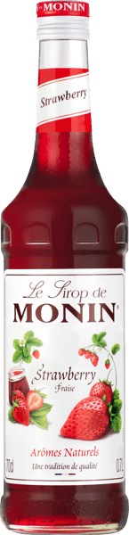 MONIN Sirup Jordbær 07 l