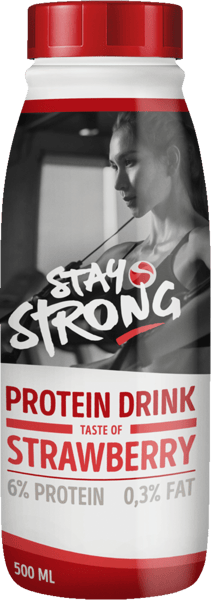 Proteindrik Jordbær Stay Fuerte 6x500 ml