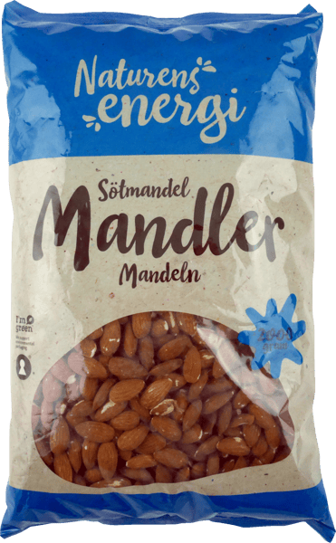 Naturens Energi Mandler 2000 g