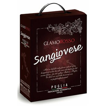 Glamorrosso Sangiovese Puglia IGT 3 L. Bib