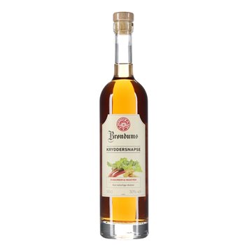 Brøndums Spice Schnapps Rhubarb/Ginger 30% 0.5 L.