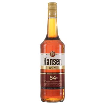 Hansen Rum rød 54% 0,7 l