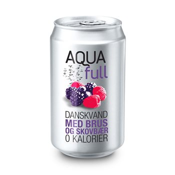 Aqua Full W/ Soda Forest Berry 24x0.33L