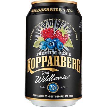 Bacche forestali di Kopparberg 7,5% 24x0,33 l.