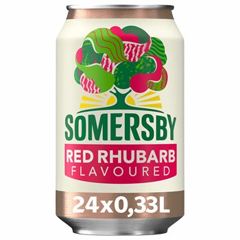 Somersby Red Rhubarb - rhubarb cider 4.5%, 20x33cl. can