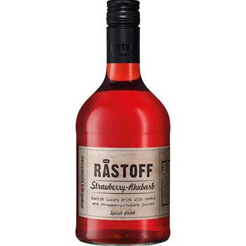 Råstoff jordbær/rabarbra skjøt 16,4% 0,7 l.