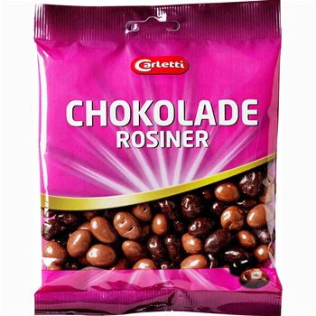 Raisins de chocolate Carletti 190 g.