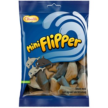 Cloetta mini flipper lakrids 120 g.