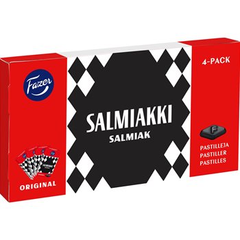 Fazer Salmiakki 4-Pack 160G