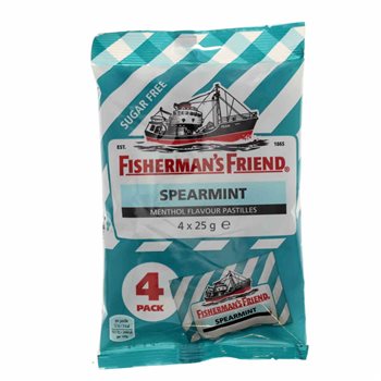 Amico del pescatore Spearmpine Sugar Sugar Free 4-Pack 100 G