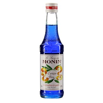 Sirop albastru Monin Curacao 0,25 L.