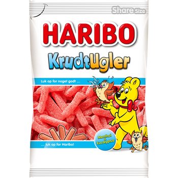 Haribo pulveriserede ugler 375 g