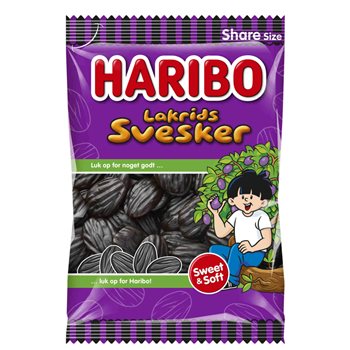 Haribo Regaliz Prunes 375