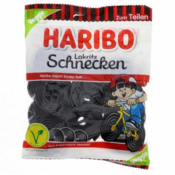 Haribo -Lakritzschnecken 175g