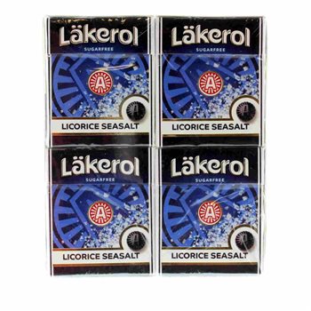 Sale marino di läkerol 4 x 25 g