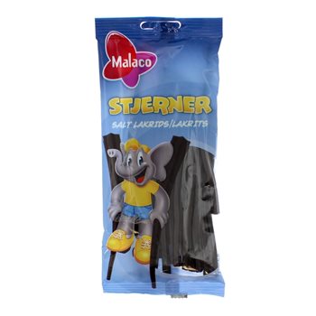 Malaco salt stjerner 92 g