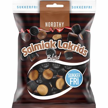 Nordthy Liquorice salmiak senza zucchero 65G