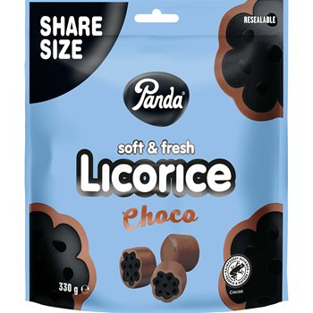 Panda moale și proaspătă Licorice Choco 330G