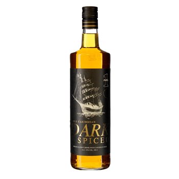 No.1 Old Caribbean Dark con ron 35% 1 L.