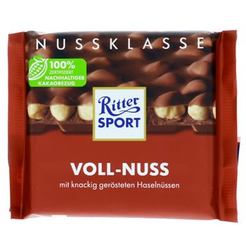 Ritter Sportmilch mit ganzen Nüssen 100g