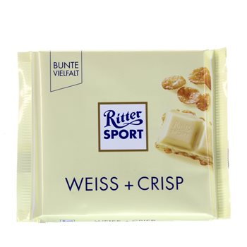 Ritter sport hvit sprø 100 g