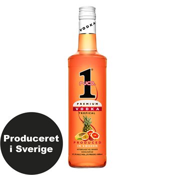 No.1 Premium Vodka Tropical 37.5% 1 l.