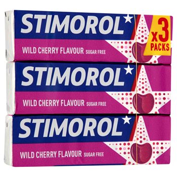 Stimorol Wild Cherry Sugar-Free 3-Pack 42 g