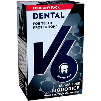 V6 Liquorice de îngrijire dentară 70 g