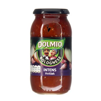 Dolmio ekstra hvitløk 500g