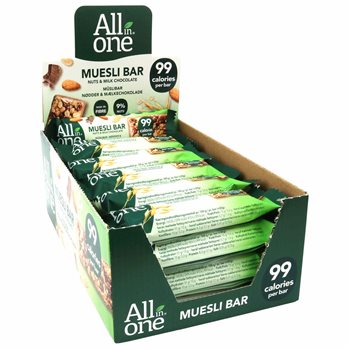 All in One Müslibar Nuts & Milk Chocolate 25 g.