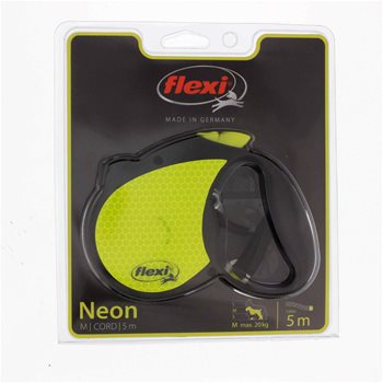 Flexi line Neon Reflect size M 5 m